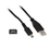 CableWholesale 10UM-02101BK Mini USB 2.0 Cable, Black, Type A Male to 5 Pin Mini-B Male, 1 foot