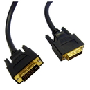 CableWholesale 10V2-05302BK DVI-D Dual Link Cable, Black, DVI-D Male, 2 meter (6.6 foot)