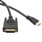 CableWholesale 10V3-21503 HDMI to DVI Cable, HDMI Male to DVI Male, CL2 rated, 3 foot