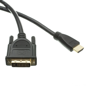 CableWholesale 10V3-21510 HDMI to DVI Cable, HDMI Male to DVI Male, CL2 rated, 10 foot