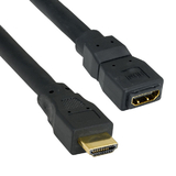 CableWholesale 10V3-41215 HDMI Extension Cable, High Speed with Ethernet, HDMI Male to HDMI Female, 24AWG, 15 foot