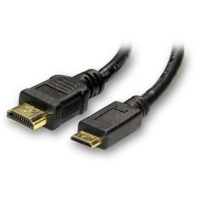 CableWholesale 10V3-43106 Mini HDMI Cable, High Speed with Ethernet, HDMI Male to Mini HDMI Male (Type C) for Camera and Tablet, 6 foot