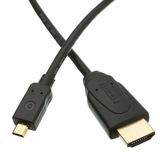 CableWholesale 10V3-44103 Micro HDMI Cable, High Speed with Ethernet, HDMI Male to Micro HDMI Male (Type D), 3 foot
