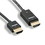 CableWholesale 10V3-48115 Ultra-Slim Active HDMI Cable, High-Speed with Ethernet , RedMere chipset, 4K@30Hz, 36AWG, black, 15 foot