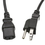 CableWholesale 10W1-01206 Computer / Monitor Power Cord, Black, NEMA 5-15P to C13, 10 Amp, 6 foot