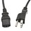 CableWholesale 10W1-01212 Computer / Monitor Power Cord, Black, NEMA 5-15P to C13, 10 Amp, 12 foot