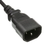 CableWholesale 10W1-02201 Computer / Monitor Power Extension Cord, Black, C13 to C14, 10 Amp, 1 foot