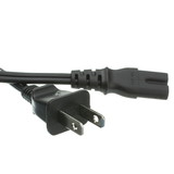 CableWholesale 10W1-13201 Notebook/Laptop Power Cord, NEMA 1-15P to C7, Non-Polarized, 1 ft