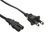 CableWholesale 10W1-13210 Notebook/Laptop Power Cord, NEMA 1-15P to C7, Non-Polarized, 10 ft