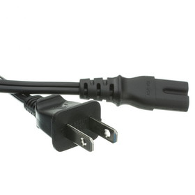 CableWholesale 10W1-13215 Notebook/Laptop Power Cord, NEMA 1-15P to C7, Non-Polarized, 15 ft