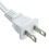 CableWholesale 10W1-39109 9ft 3 Outlet Power Extension Cord, UL/CSA White 16/2