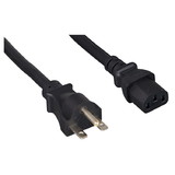 CableWholesale 10W2-01408 Black NEMA 6-15P TO IEC-60320-C13, 14/3, 15 Amp, UL Listed, SJT, 8 foot