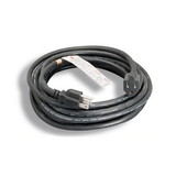 CableWholesale 10W3-62225 Indoor / Outdoor Power Extension Cord, SJTW 14 AWG * 3C / 15 Amp, UL / CSA, Black, 25 ft