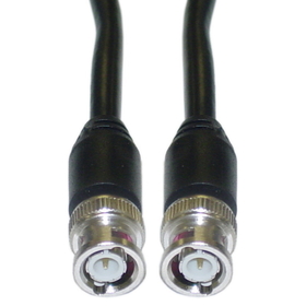 CableWholesale 10X3-011HD BNC RG59/U Coaxial Cable, Black, BNC Male, 100 foot