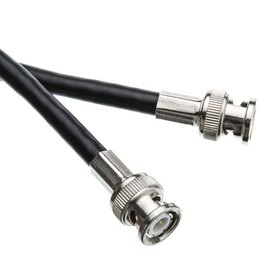 CableWholesale 10X4-02106 BNC RG6 Coaxial Cable, Black, BNC Male, UL rated, 6 foot