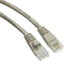 CableWholesale 10X6-02101 Cat5e Gray Ethernet Patch Cable, Snagless/Molded Boot, 1 foot