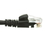 CableWholesale 10X6-02201 Cat5e Black Ethernet Patch Cable, Snagless/Molded Boot, 1 foot