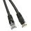 CableWholesale 10X6-022200 Cat5e Black Ethernet Patch Cable, Snagless/Molded Boot, 200 foot