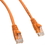 CableWholesale 10X6-03101 Cat5e Orange Ethernet Patch Cable, Snagless/Molded Boot, 1 foot
