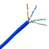 CableWholesale 10X6-061TH Bulk Cat5e Blue Ethernet Cable, Solid, UTP (Unshielded Twisted Pair), Pullbox, 1000 foot
