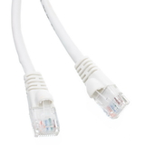 CableWholesale 10X6-09110 Cat5e White Ethernet Patch Cable, Snagless/Molded Boot, 10 foot