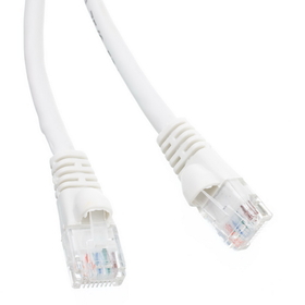 CableWholesale 10X6-09135 Cat5e White Ethernet Patch Cable, Snagless/Molded Boot, 35 foot