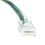 CableWholesale 10X6-15102 Cat5e Green Ethernet Patch Cable, Bootless, 2 foot