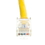 CableWholesale 10X6-18101 Cat5e Yellow Ethernet Patch Cable, Bootless, 1 foot