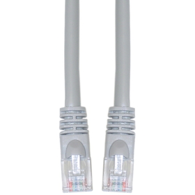 CableWholesale 10X6-33103 Cat5e Gray Ethernet Crossover Cable, Snagless/Molded Boot, 3 foot