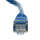 CableWholesale 10X6-56101 Shielded Cat5e Blue Ethernet Cable, Snagless/Molded Boot, 1 foot