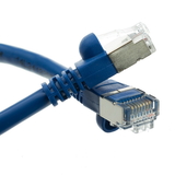 CableWholesale 10X6-56114 Shielded Cat5e Blue Ethernet Cable, Snagless/Molded Boot, 14 foot