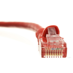 CableWholesale 10X8-07106 Cat6 Red Ethernet Patch Cable, Snagless/Molded Boot, 6 foot