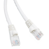 CableWholesale 10X8-09101 Cat6 White Ethernet Patch Cable, Snagless/Molded Boot, 1 foot