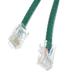 CableWholesale 10X8-15107 Cat6 Green Ethernet Patch Cable, Bootless, 7 foot