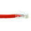 CableWholesale 10X8-17101 Cat6 Red Ethernet Patch Cable, Bootless, 1 foot