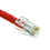 CableWholesale 10X8-17103 Cat6 Red Ethernet Patch Cable, Bootless, 3 foot