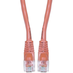 CableWholesale 10X8-33303 Cat6 Orange Ethernet Crossover Cable, Snagless/Molded Boot, 3 foot