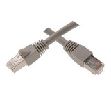CableWholesale 10X8-52101 Shielded Cat6 Gray Ethernet Patch Cable, Snagless/Molded Boot, 1 foot