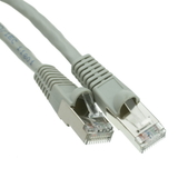 CableWholesale 10X8-52114 Shielded Cat6 Gray Ethernet Patch Cable, Snagless/Molded Boot, 14 foot