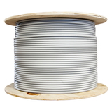 CableWholesale 10X8-521NH Bulk Shielded Cat6 Gray Ethernet Cable, Solid, Spool, 1000 foot