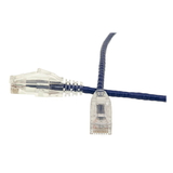 CableWholesale 10X8-84103 Cat6 Purple Slim Ethernet Patch Cable, Snagless/Molded Boot, 3 foot