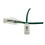 CableWholesale 10X8-85102 Cat6 Green Slim Ethernet Patch Cable, Snagless/Molded Boot, 2 foot