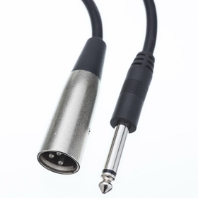 CableWholesale 10XR-014HD XLR Male to 1/4 Inch Mono Male Audio Cable, 100 foot