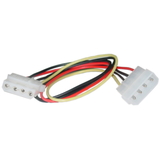 CableWholesale 11W3-04212 4 Pin Molex Extension Cable, 5.25 inch Male to 5.25 inch Female, 12 inch