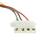 CableWholesale 11W3-04412 4 Pin Molex Cable, 5.25 inch Female to 5.25 inch Female, 12 inch