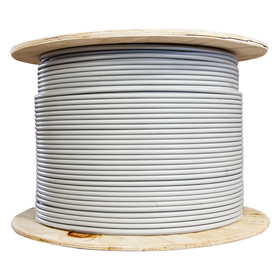 CableWholesale 13X6-021MH Bulk Cat6a Gray Ethernet Cable, Stranded, UTP (Unshielded Twisted Pair), Spool, 1000 foot