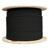 CableWholesale 13X6-022MH Cat6a Black Copper Ethernet Cable, 10 Gigabit Stranded, UTP (Unshielded Twisted Pair), POE Compliant, 500Mhz, 24 AWG, Spool, 1000 foot