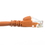 CableWholesale 13X6-03115 Cat6a Orange Ethernet Patch Cable, Snagless/Molded Boot, 500 MHz, 15 foot