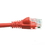 CableWholesale 13X6-07103 Cat6a Red Ethernet Patch Cable, Snagless/Molded Boot, 500 MHz, 3 foot