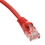 CableWholesale 13X6-07115 Cat6a Red Ethernet Patch Cable, Snagless/Molded Boot, 500 MHz, 15 foot